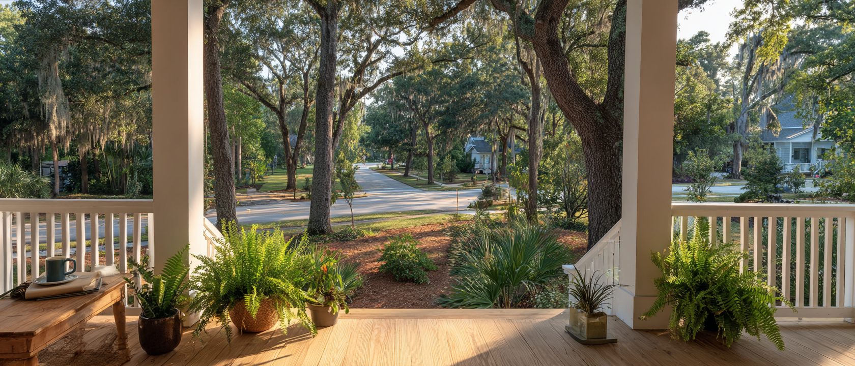Well-maintained Crestview Florida home with porch, paint samples, and renovation plans